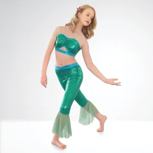 1st Position Mermaid Inspired Leggings and Crop Top