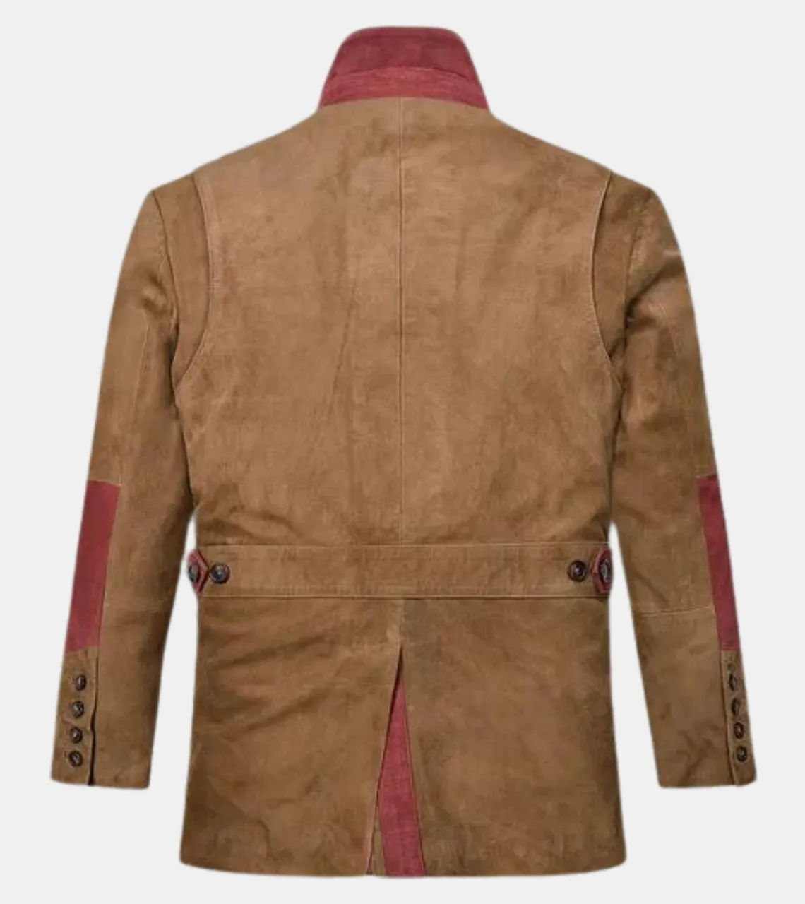 Adrain Men's Bronze Suede Leather Jacket