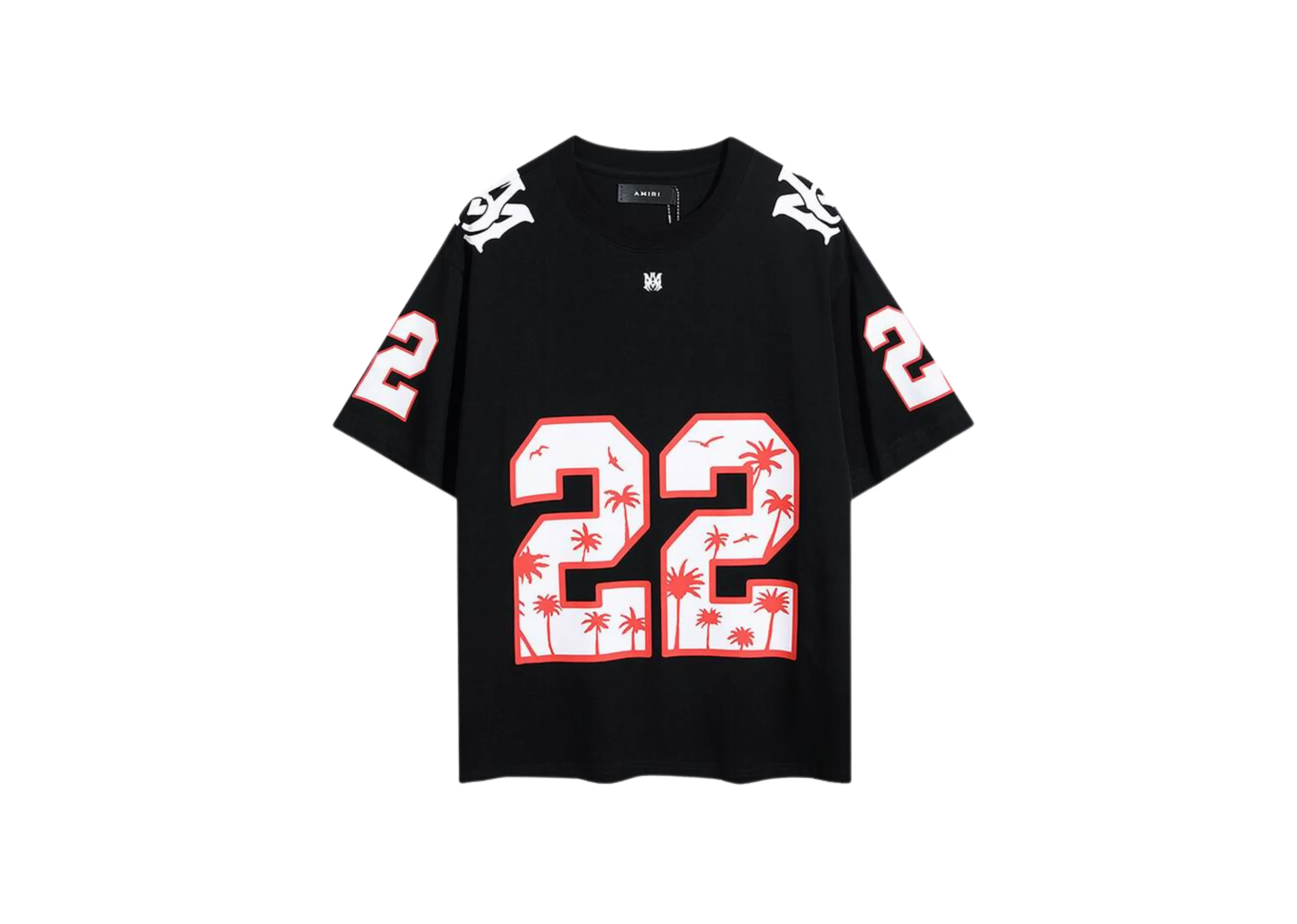 Amiri - Printed Logo 22 Black T-Shirt