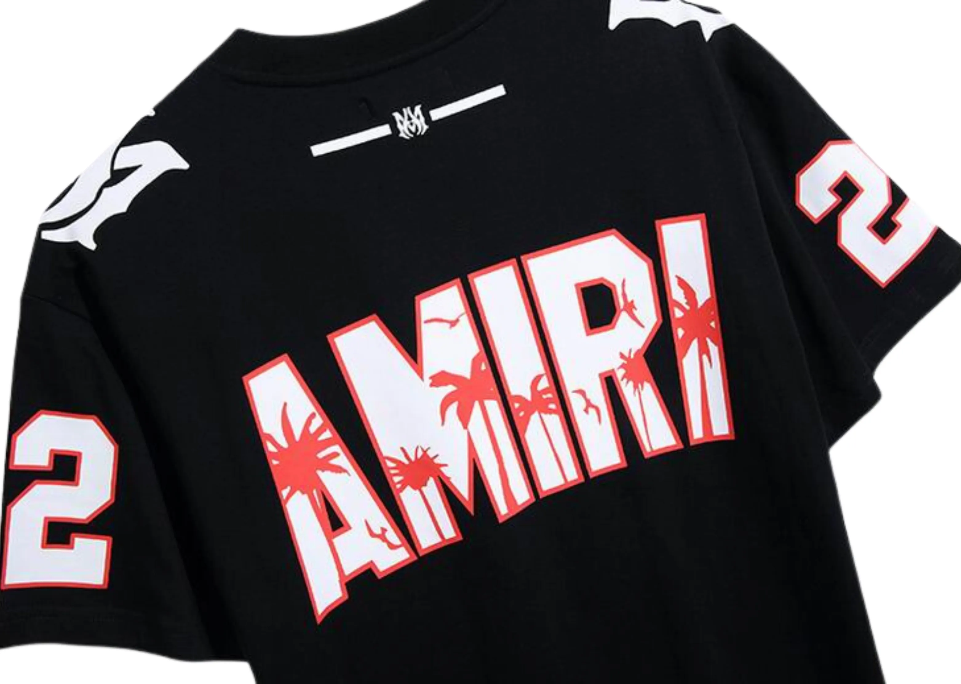 Amiri - Printed Logo 22 Black T-Shirt