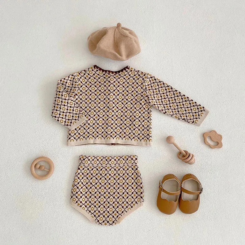 Baby Knit Cardigan & Bloomer