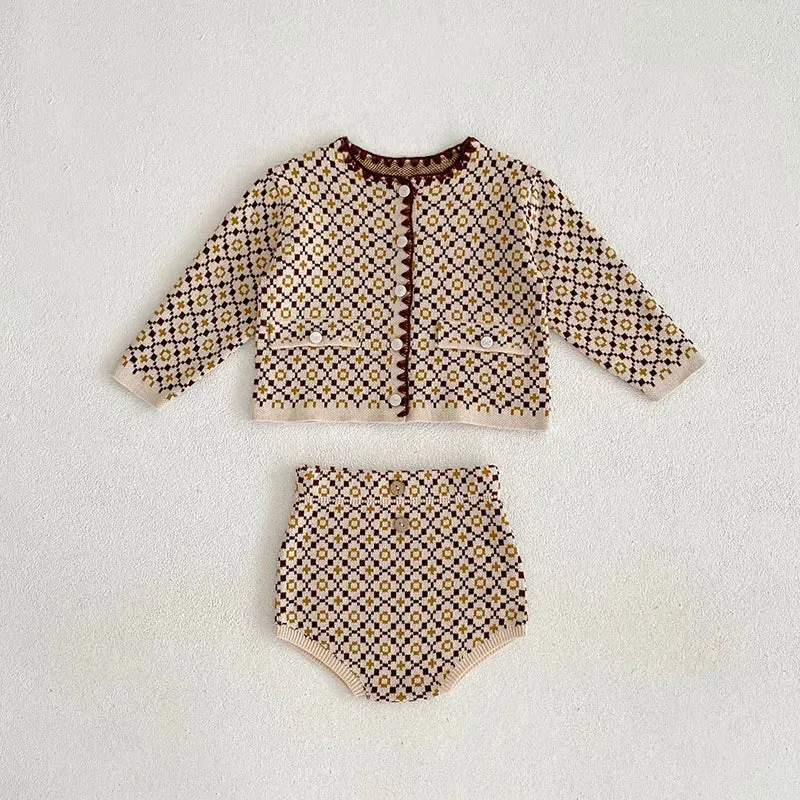 Baby Knit Cardigan & Bloomer