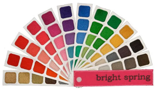 Bright Spring Color Swatch Book