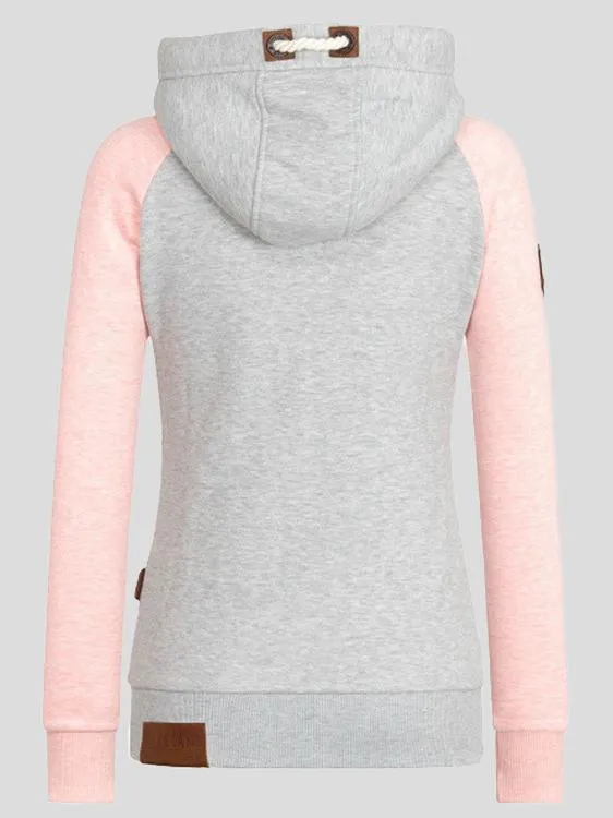 Casual Raglan Sleeve Hoodie