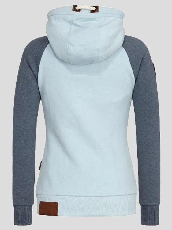 Casual Raglan Sleeve Hoodie