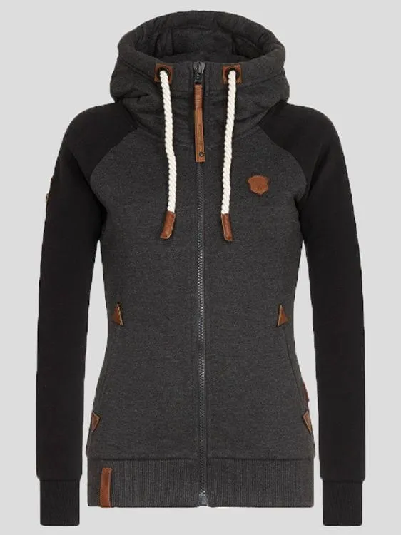 Casual Raglan Sleeve Hoodie