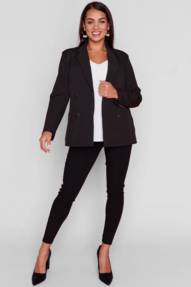 Claire Black Blazer