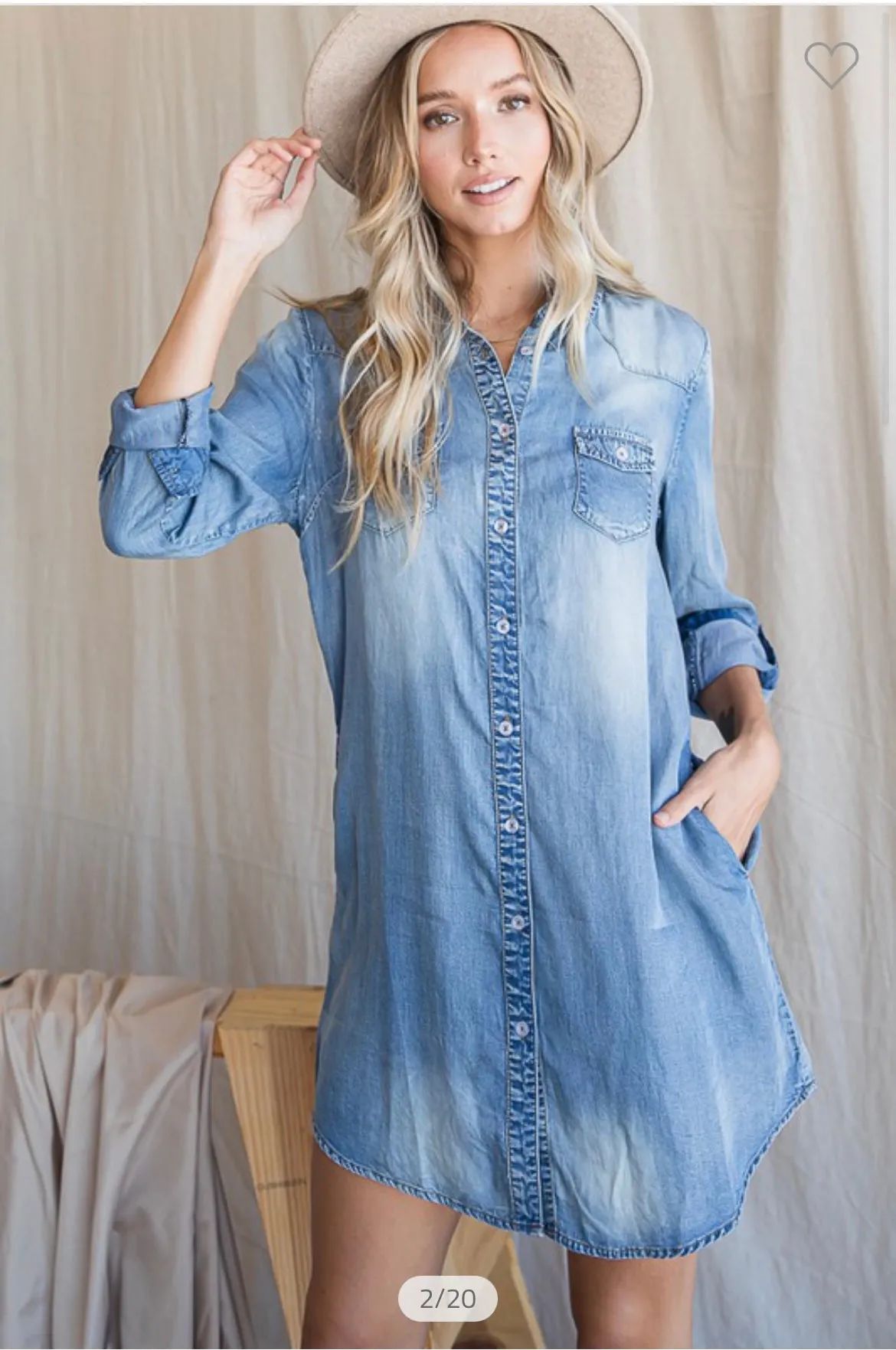 Denim Wonder Duster/ Dress