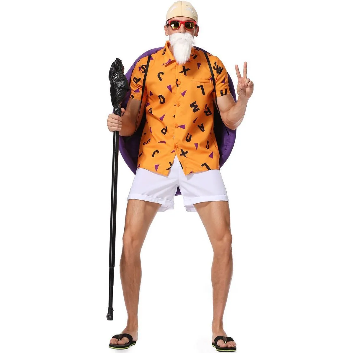 Dragon Ball Z Master Roshi Men's Costume Cosplay Halloween