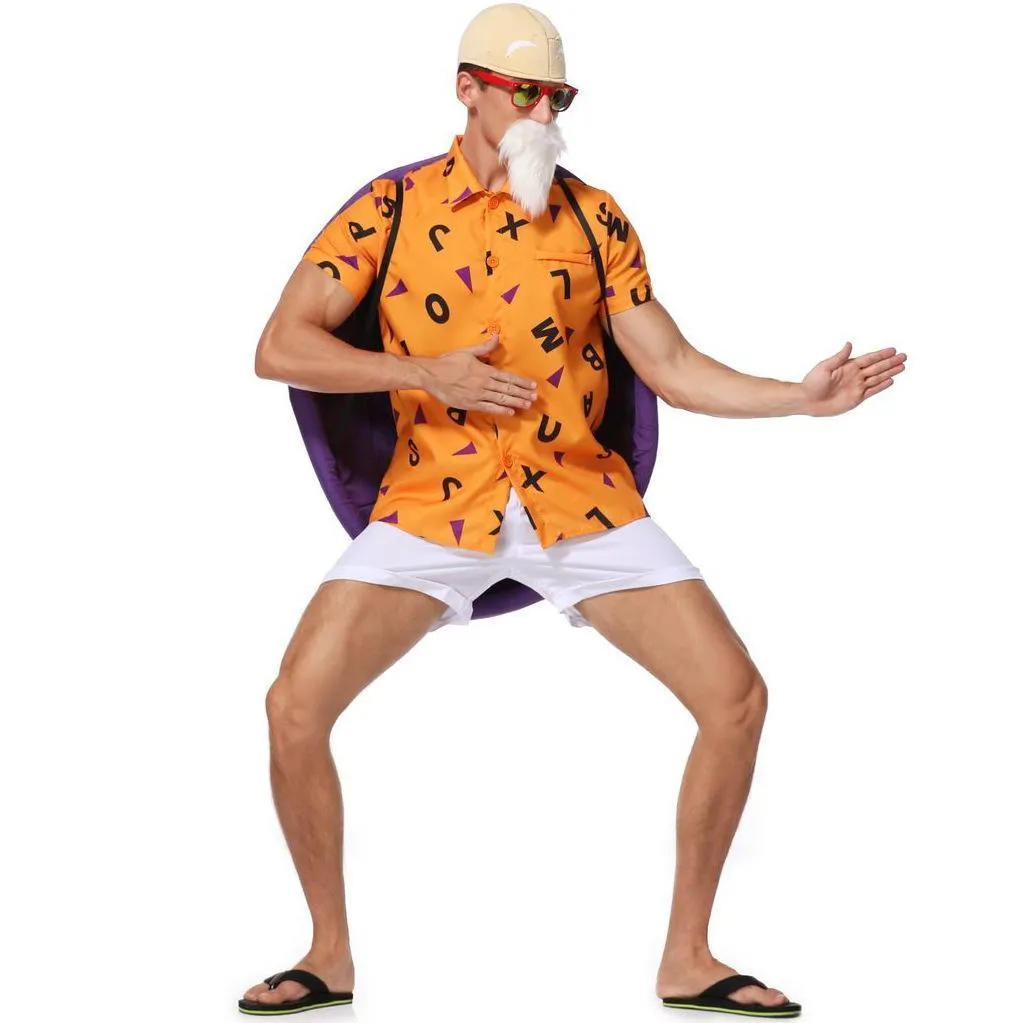 Dragon Ball Z Master Roshi Men's Costume Cosplay Halloween