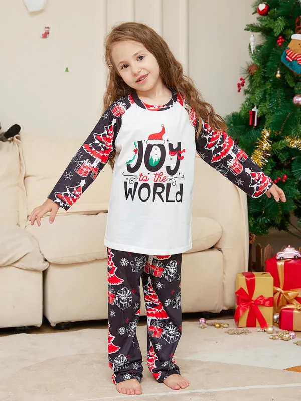 Family Matching Pajama Sets with Santa Claus for Thanksgiving & Christmas