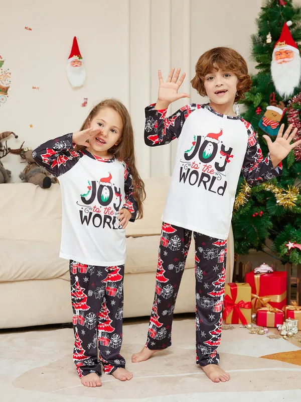 Family Matching Pajama Sets with Santa Claus for Thanksgiving & Christmas