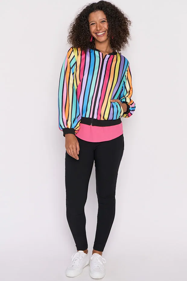 Flashy LPD Black Stripe Bomber