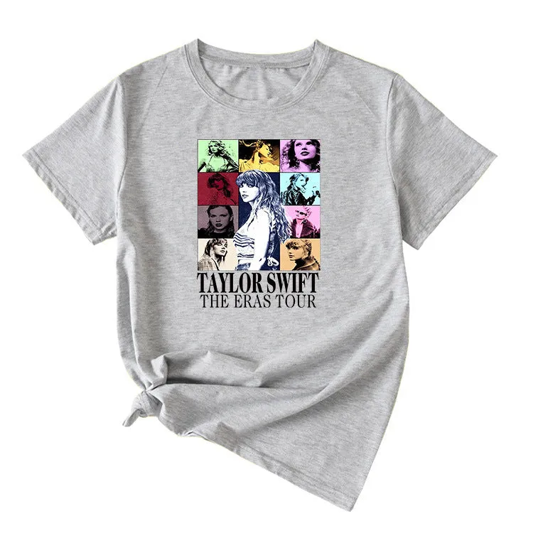 Fun Pattern T-shirt TAYLOR SWIFT Women's Casual Short Sleeve