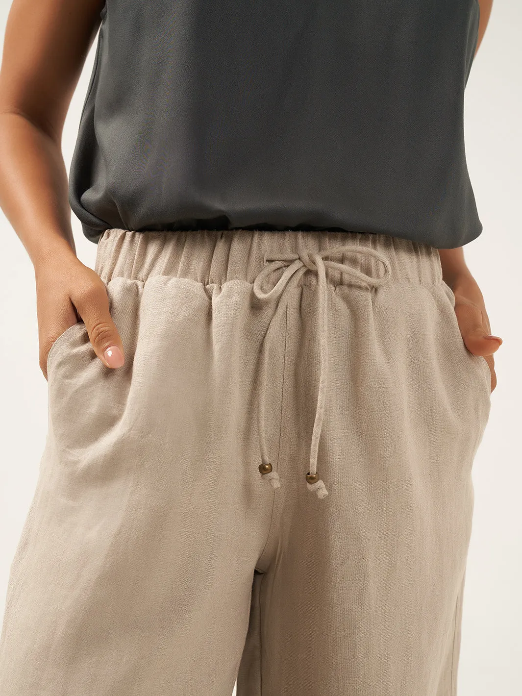 Gaia Linen Pants Flax