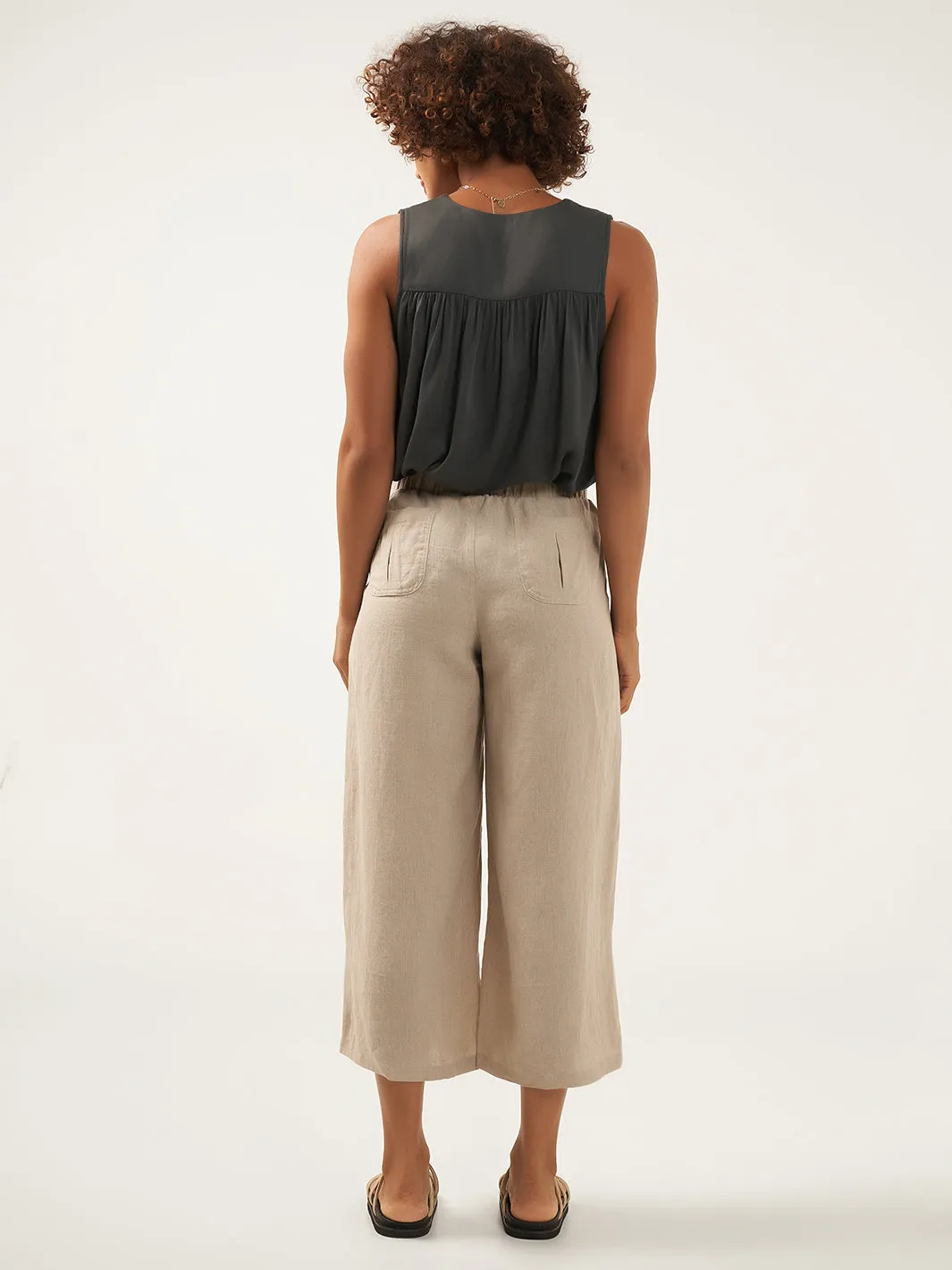 Gaia Linen Pants Flax