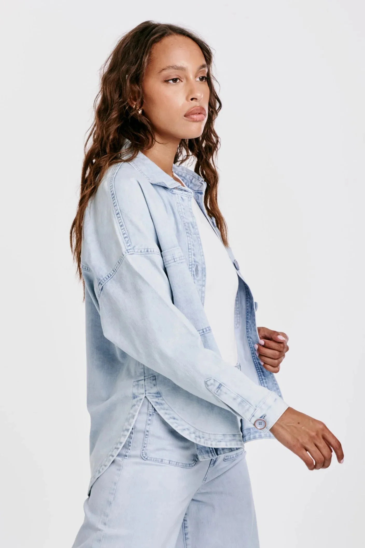 Gina Denim Shirt Jacket