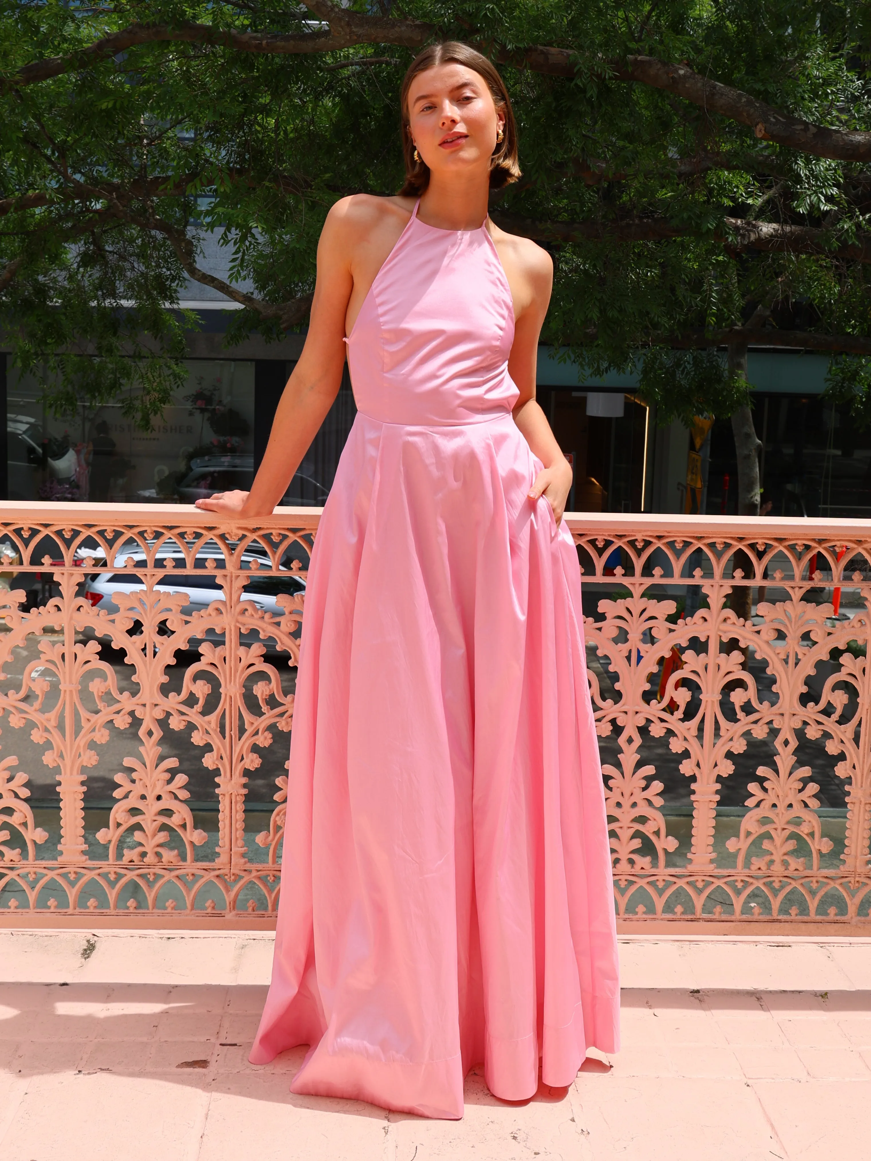 Hansen & Gretel Gilda Gown in Sherbet