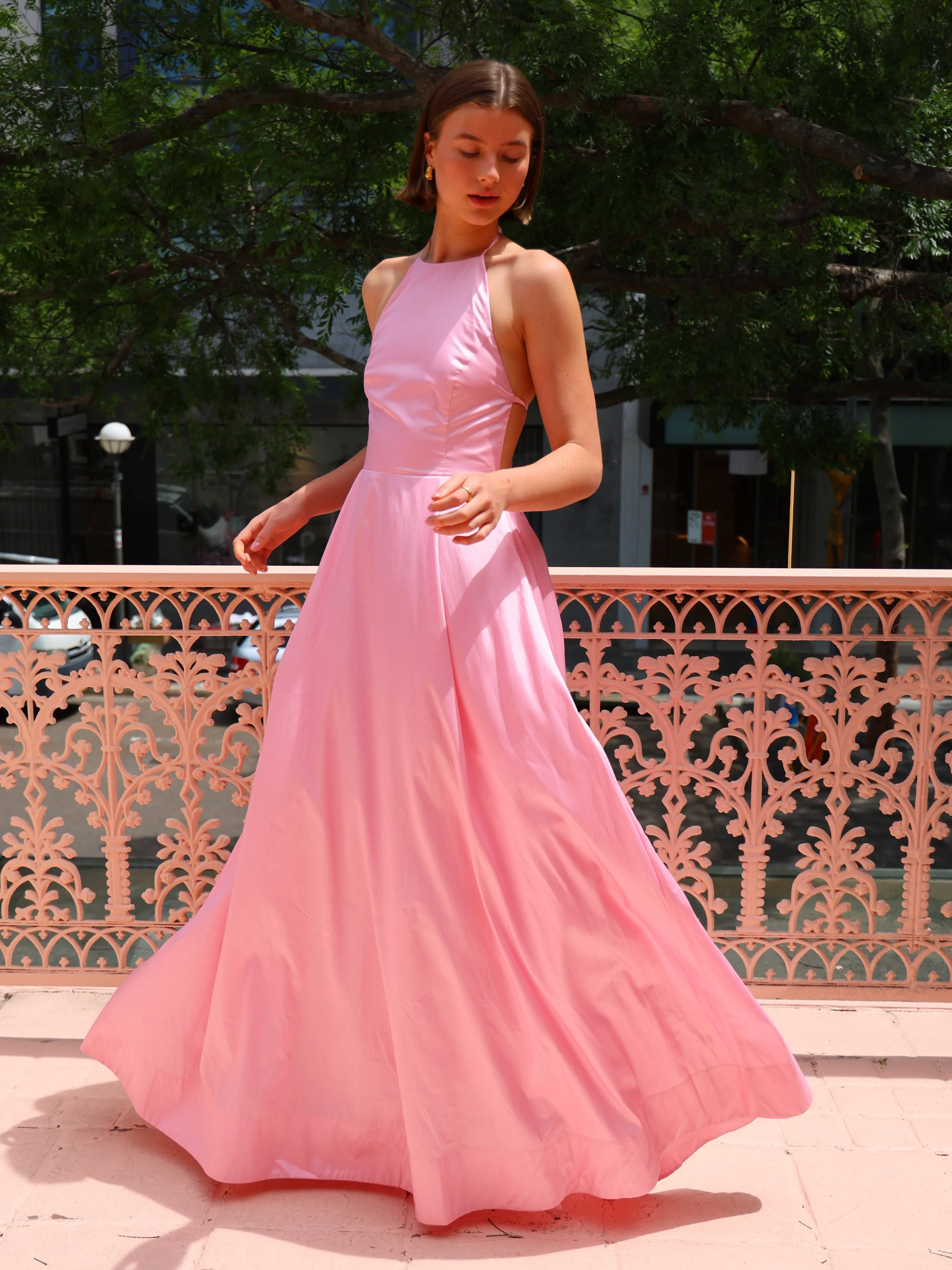 Hansen & Gretel Gilda Gown in Sherbet