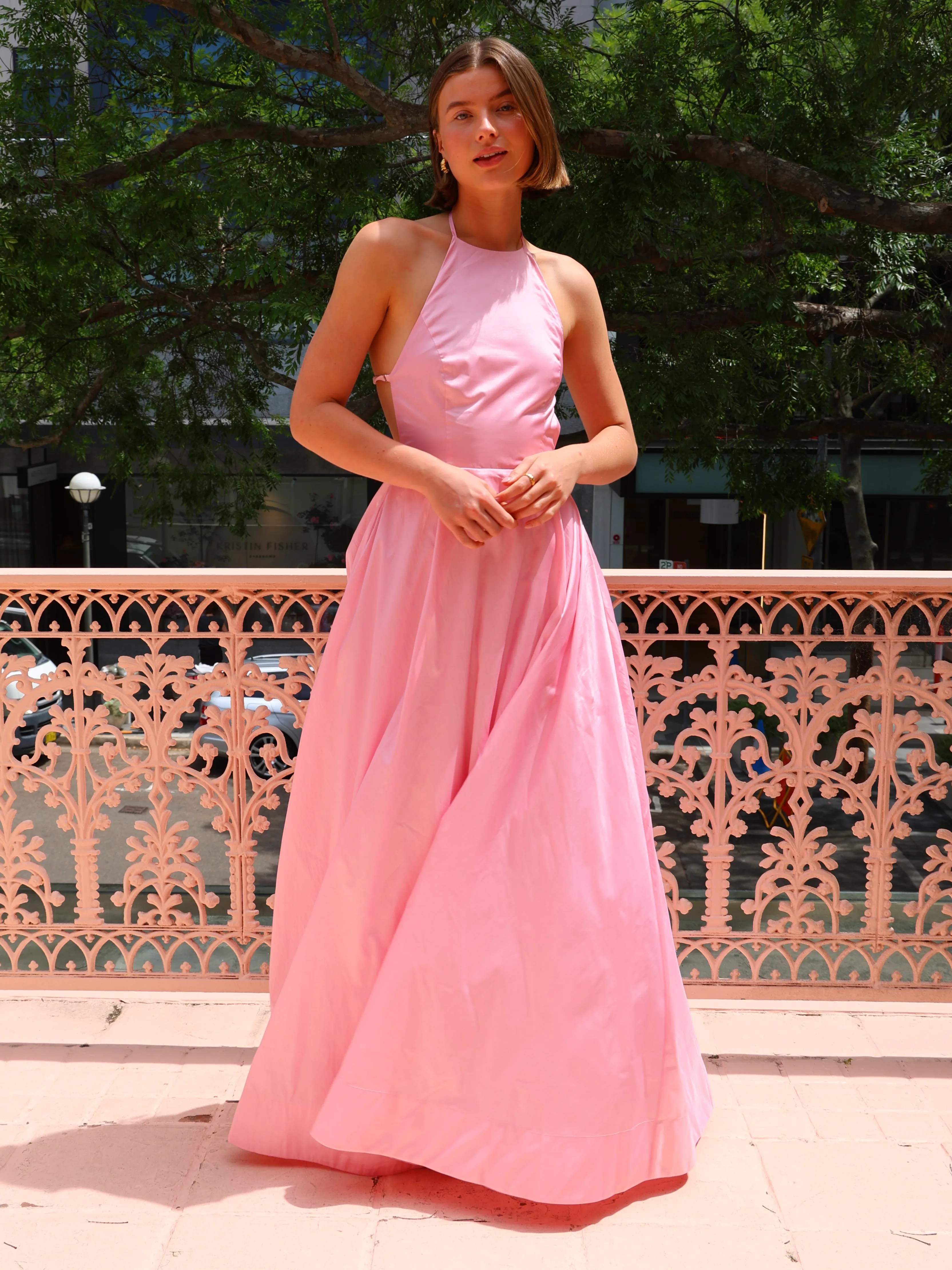 Hansen & Gretel Gilda Gown in Sherbet