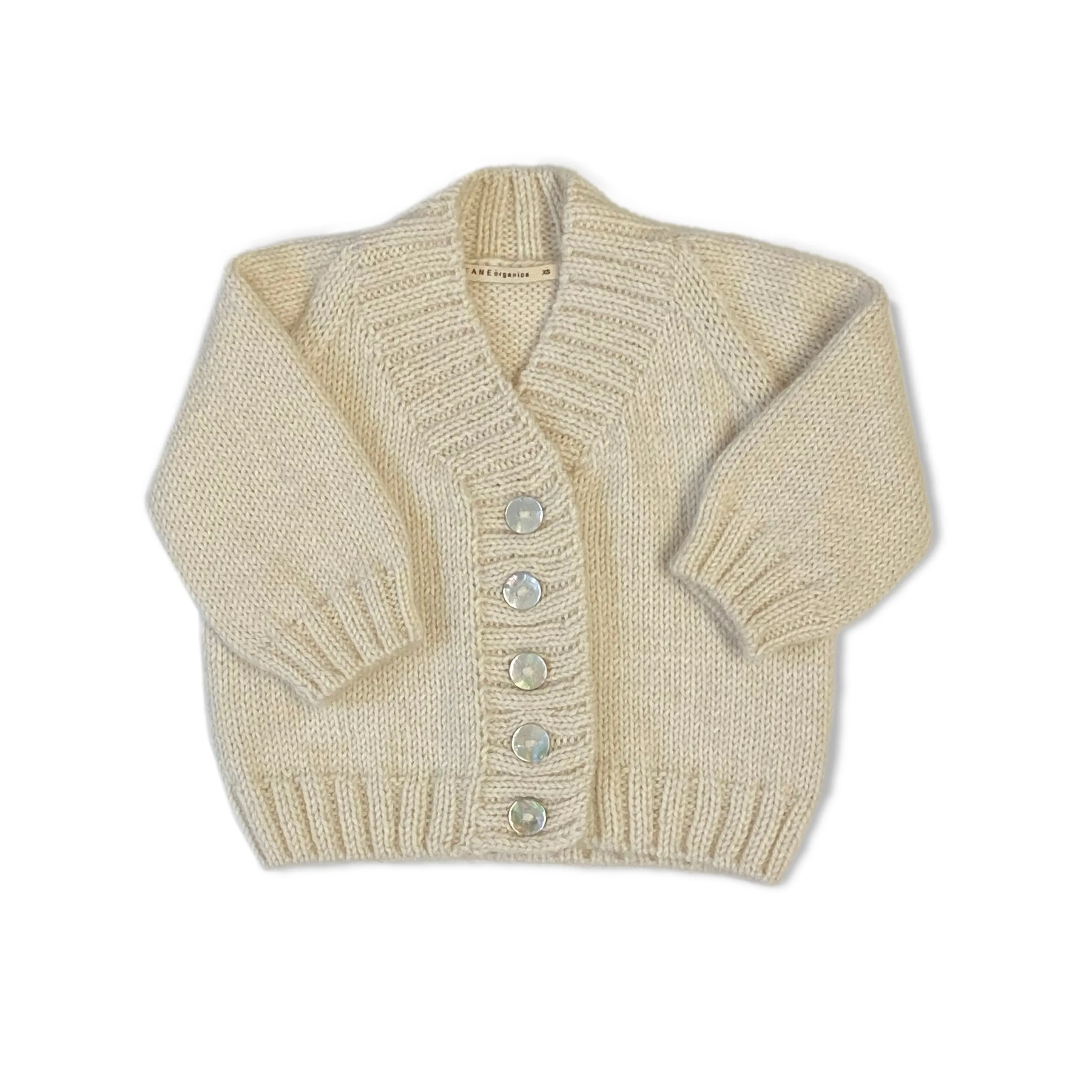 High V-Neck Cardigan in Baby Alpaca