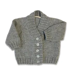 High V-Neck Cardigan in Baby Alpaca