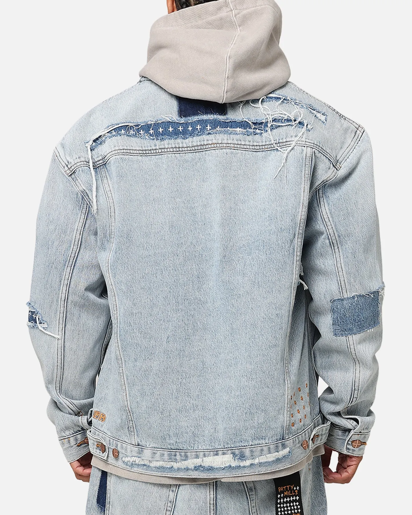 Ksubi X Patty Mills Collab Collection Oh G Mills Repair Denim Jacket Denim