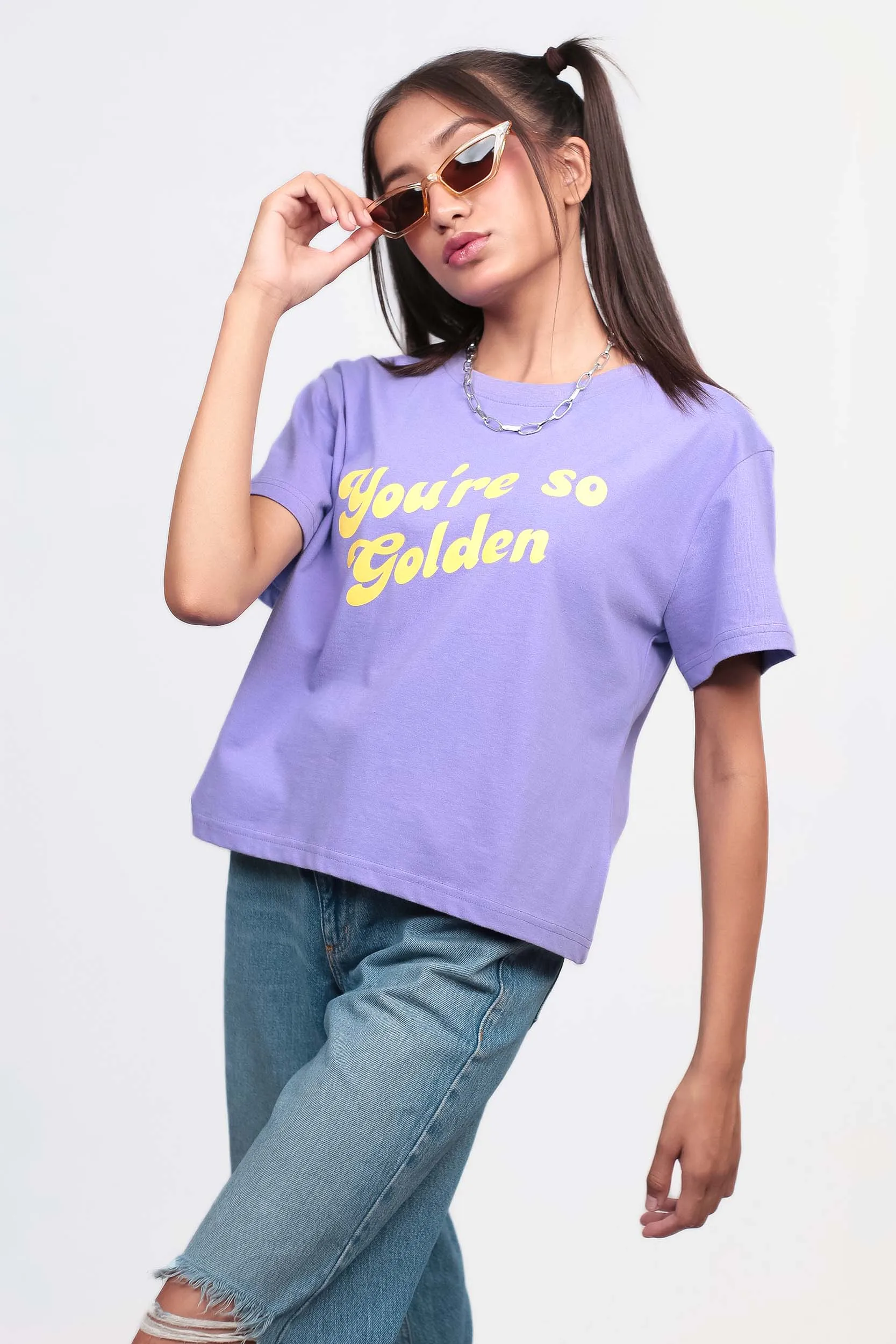 Lilac Graphic T-shirt