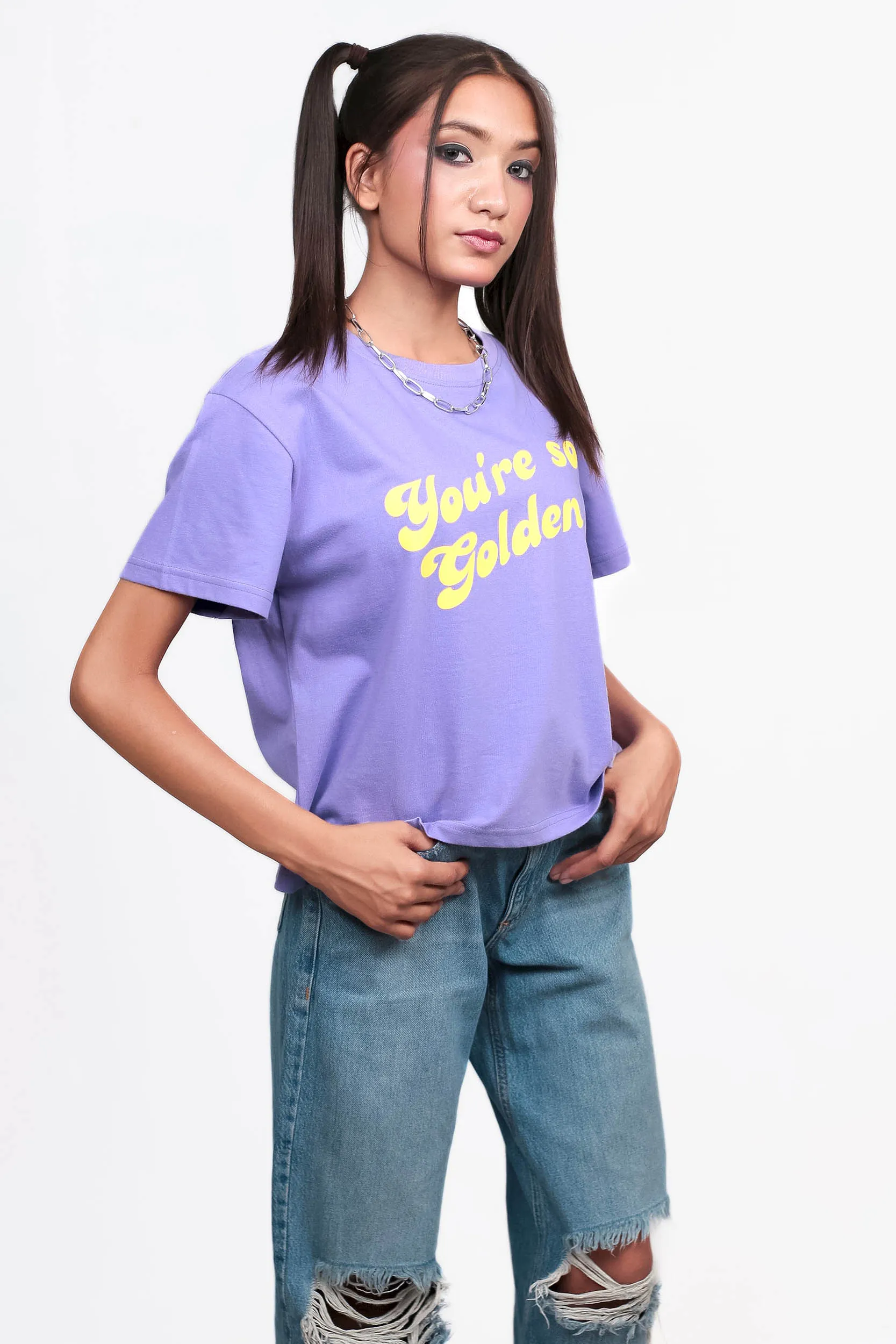 Lilac Graphic T-shirt