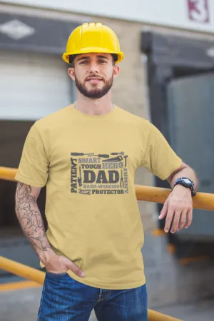 Mechanical Tools And Dad Printed T-shirt for men