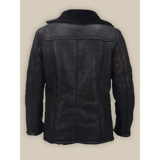 Men's Aviator B16 Bomber Shearling Jacket - Classic Style