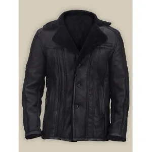 Men's Aviator B16 Bomber Shearling Jacket - Classic Style