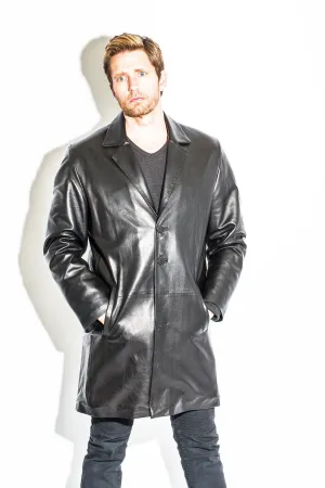 Men's Black Label Collection 7/8's Length Coat