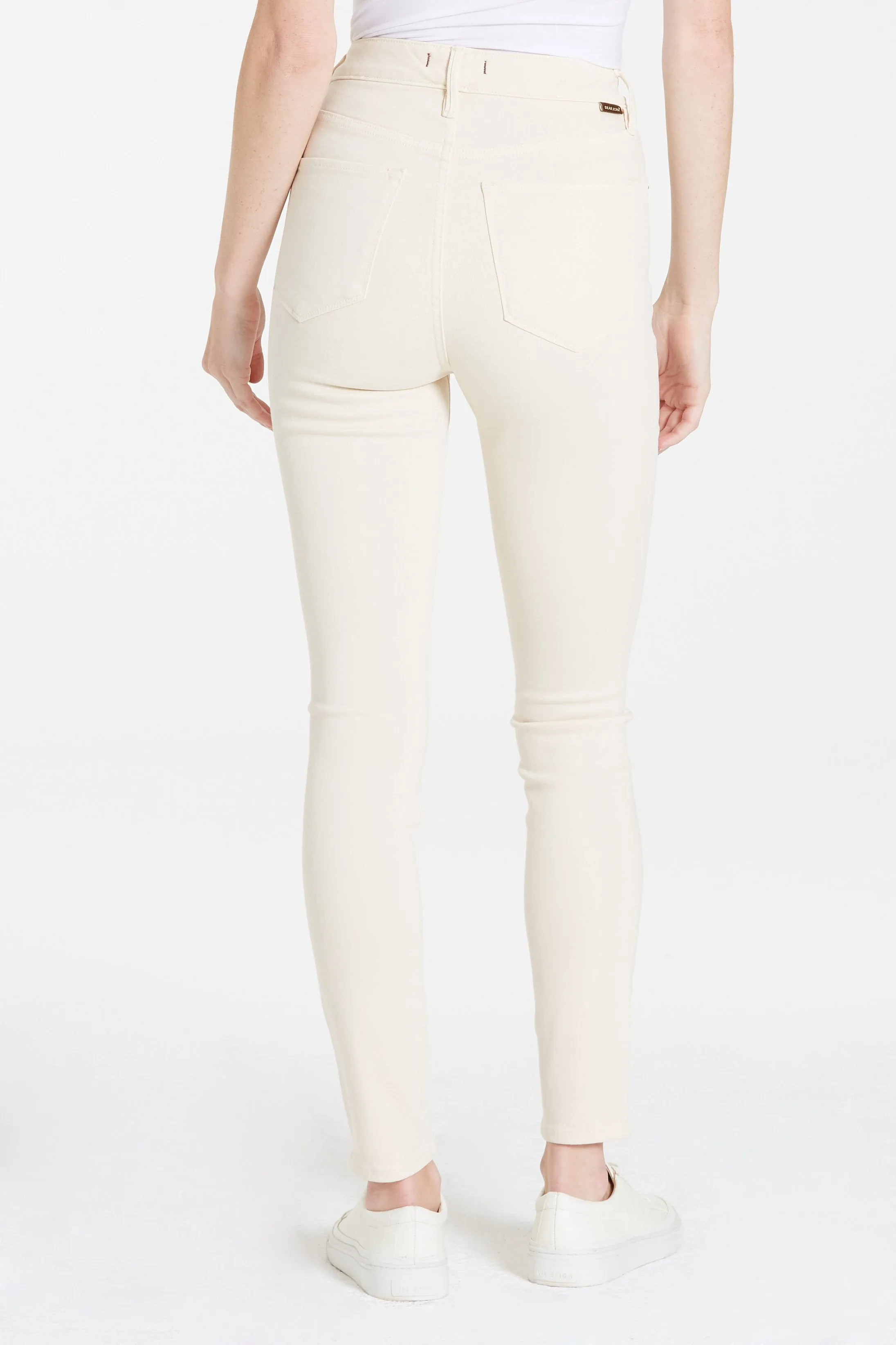 OLIVIA SUPER HIGH RISE SKINNY VANILLA ICE JEANS