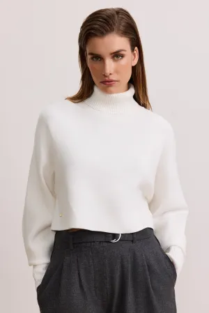 OLLY cropped sweater - Marshmellow