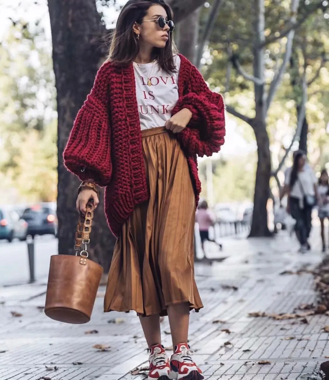 Oversized Chunky Thick Cable Knit Cardigan Sweater