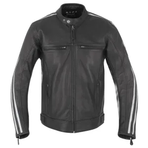 Oxford Bladon Contemporary Motorcycle Leather Jacket Black