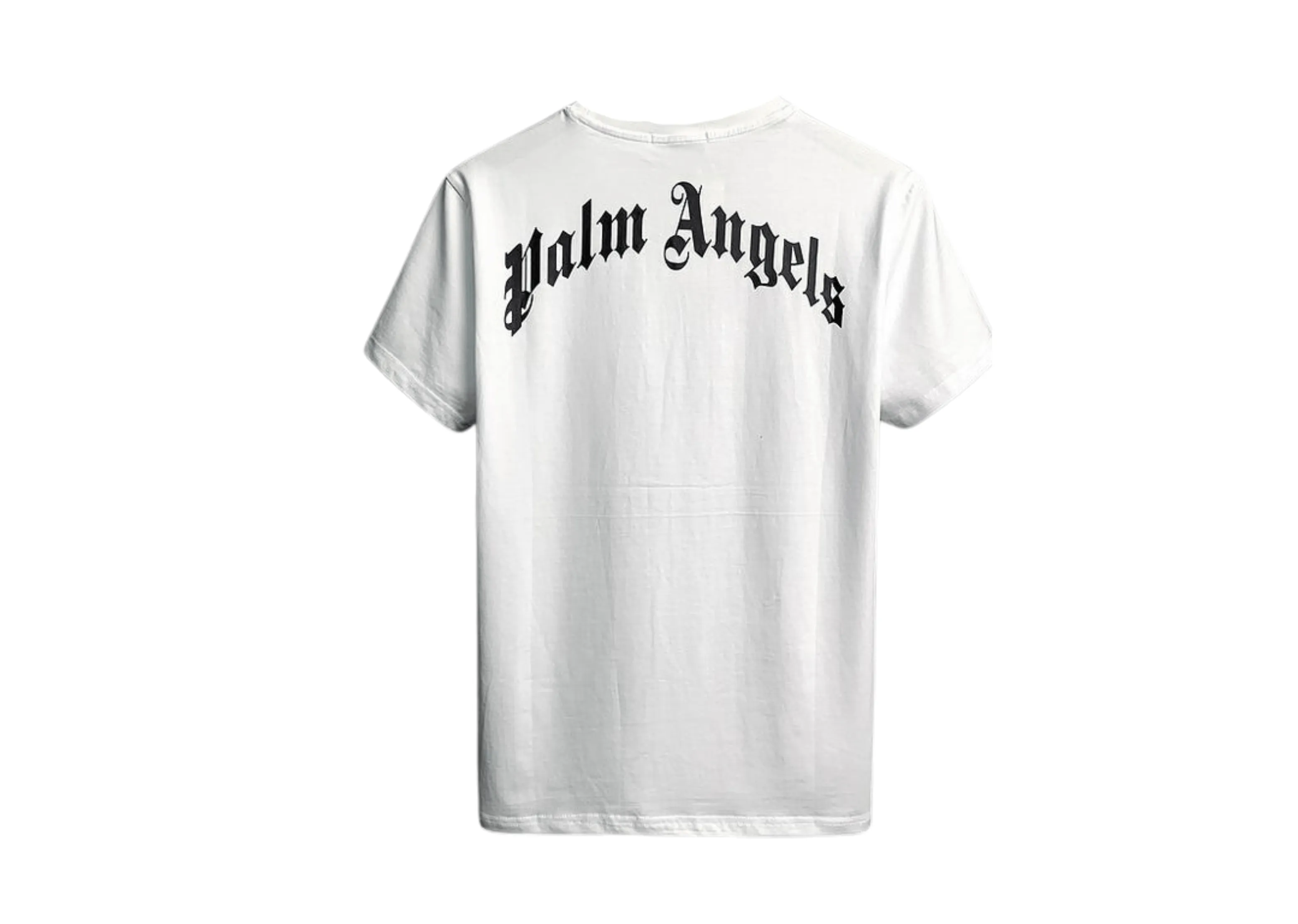 Palm Angels - Printed Logo 'Shark' White T-Shirt