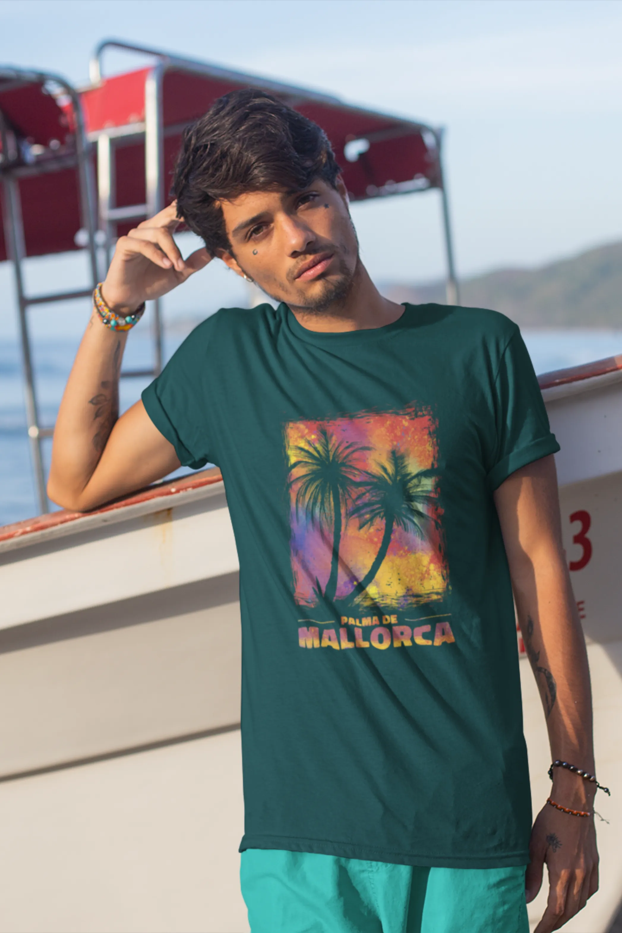 Palma De Mallorca Printed T-shirt for men