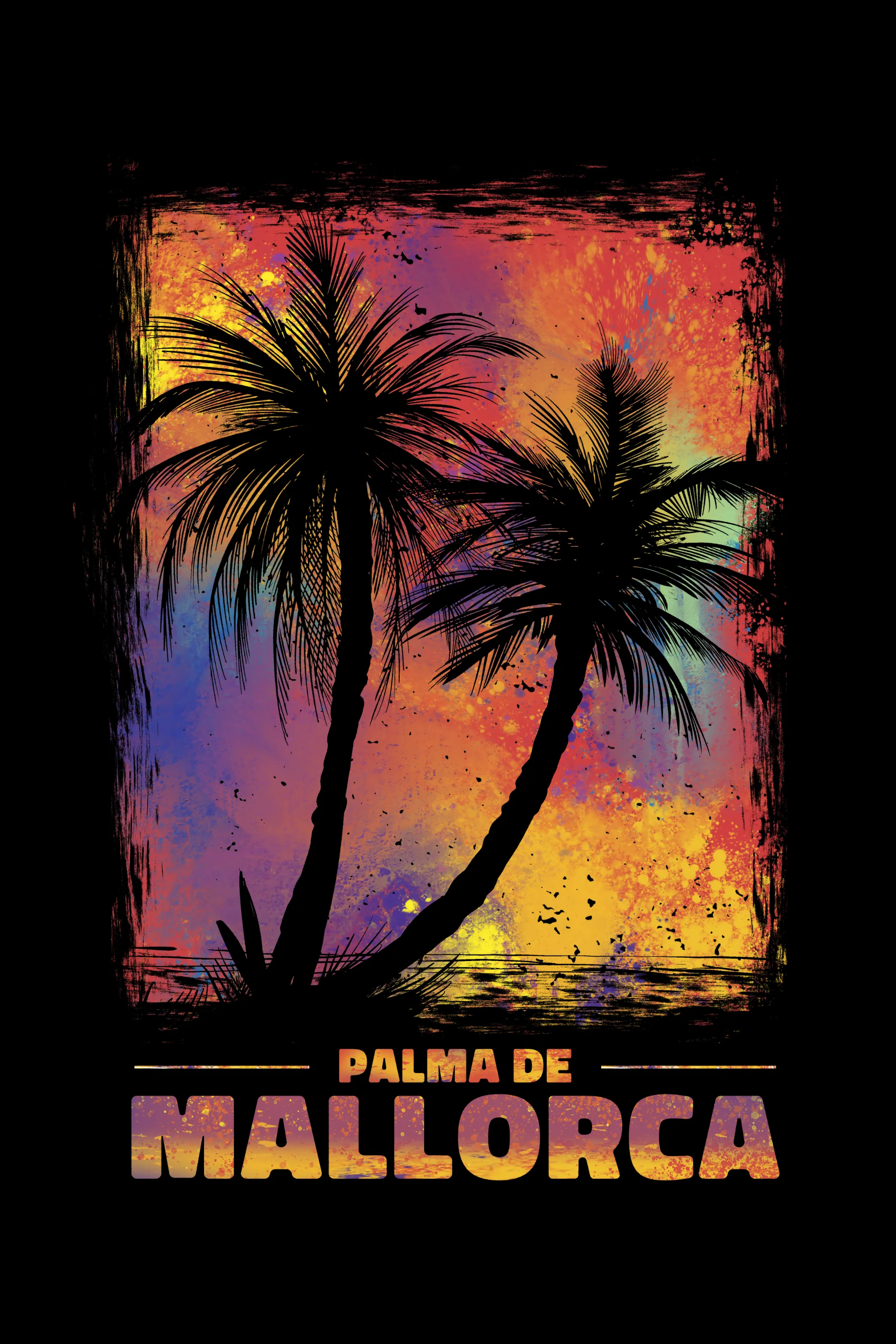 Palma De Mallorca Printed T-shirt for men