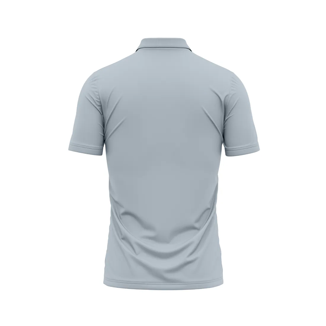 Polo Neck Printed Jersey Grey NP0030