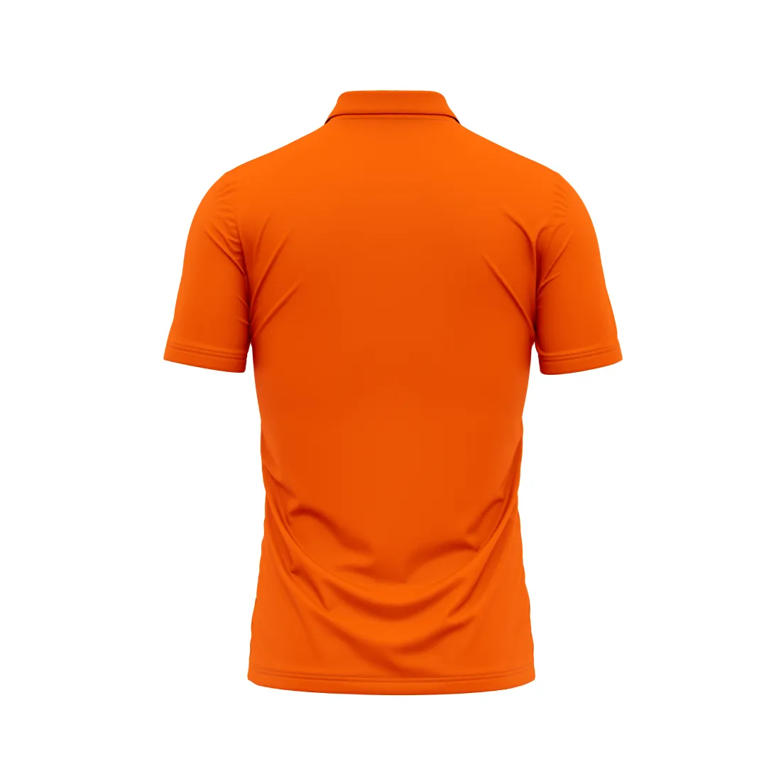 Polo Neck Printed Jersey Orange Design 6