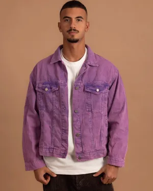 Purple Denim Jacket