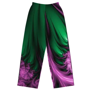 "Aurora Whispers Arctic Chic" Collection - Unisex Designer Wide Leg Pants