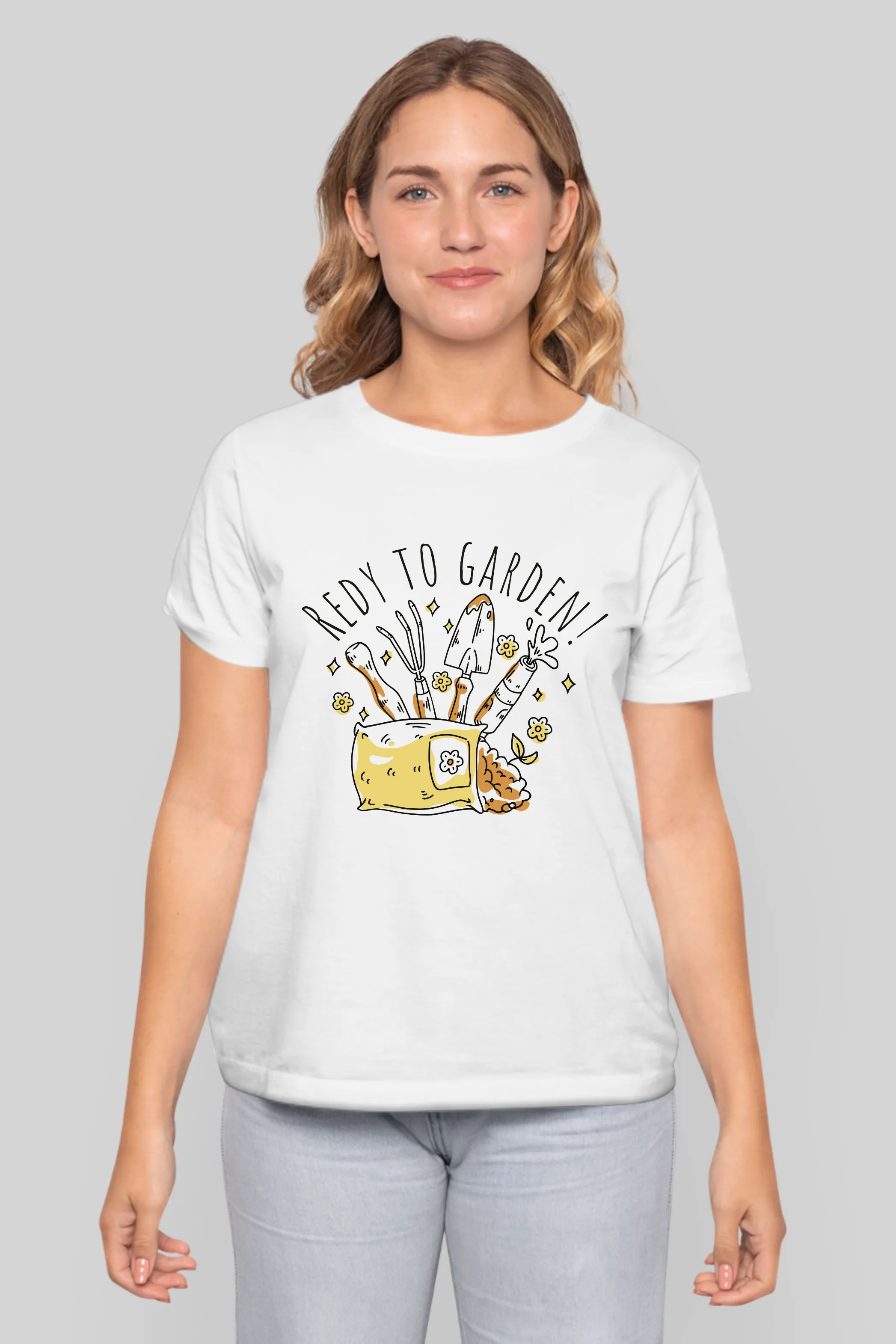 Ready To Garden Printed T-shirt for women