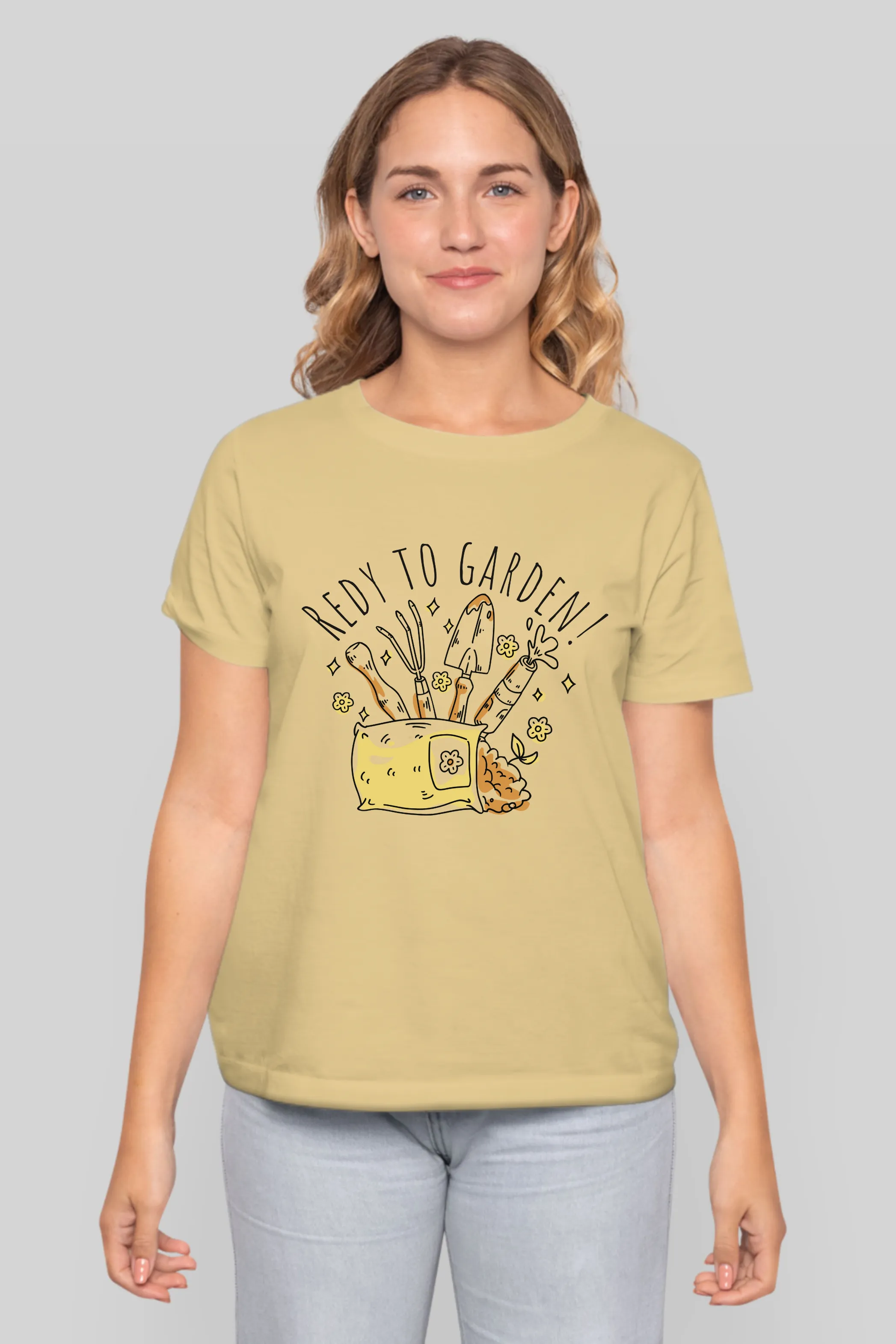 Ready To Garden Printed T-shirt for women