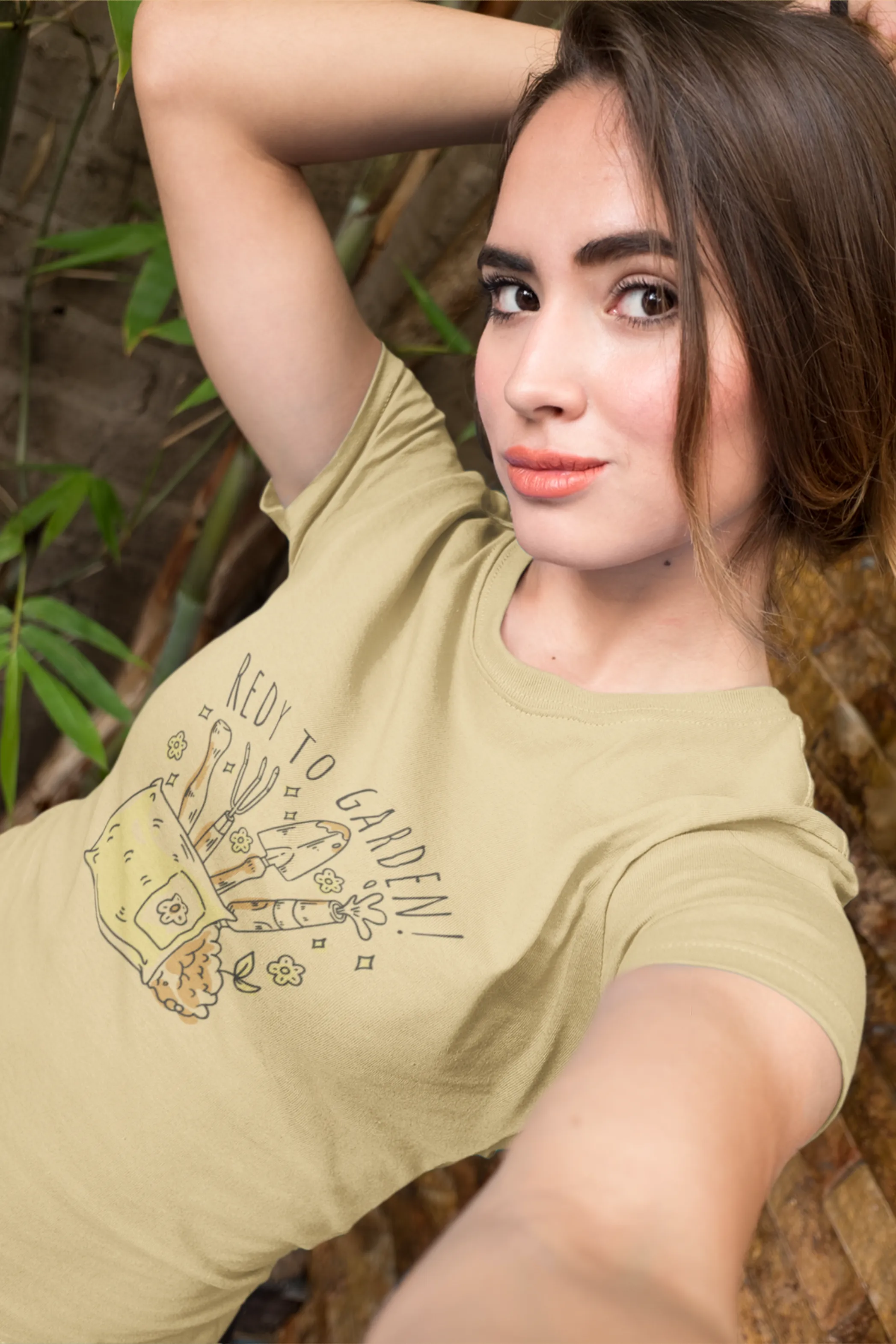 Ready To Garden Printed T-shirt for women