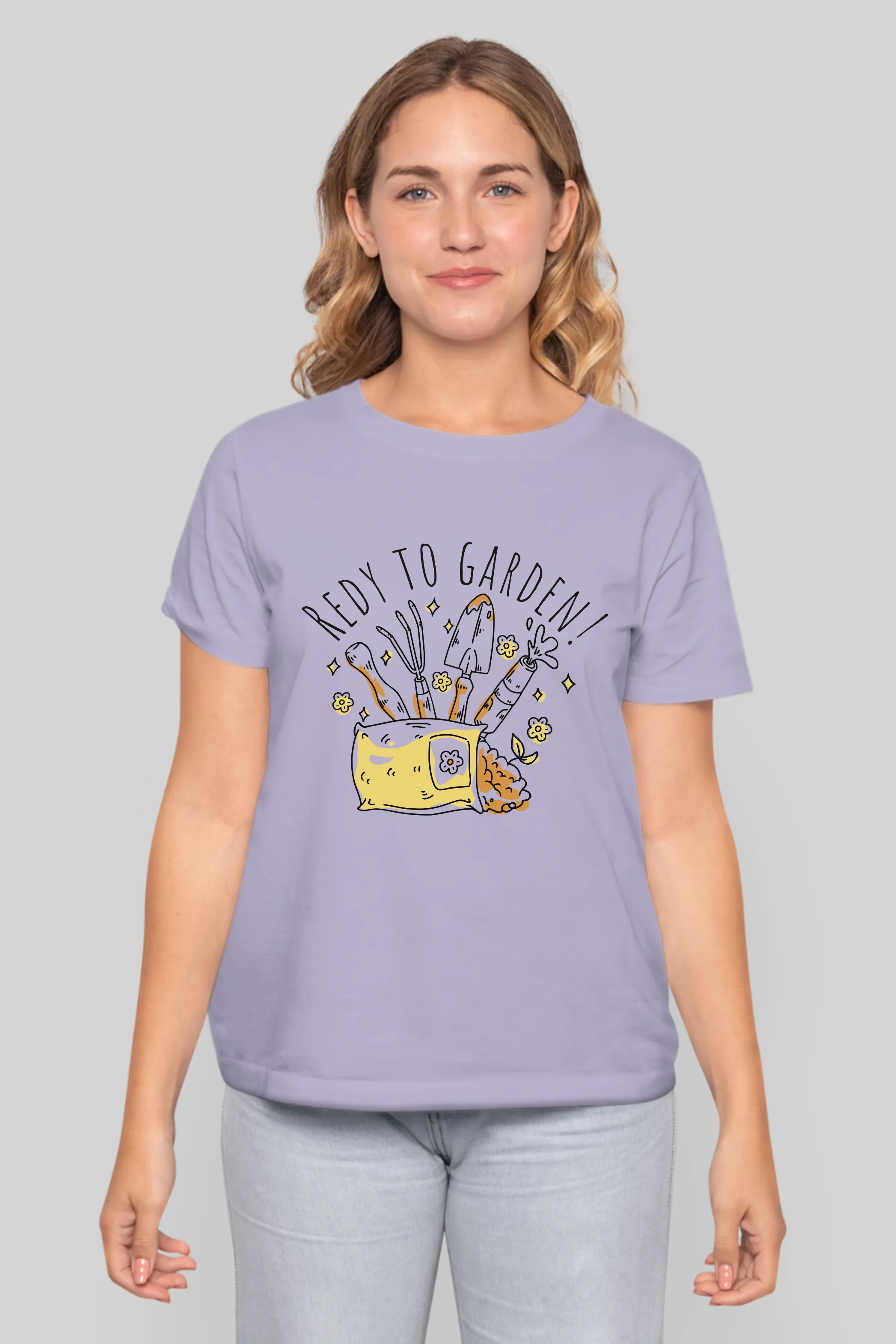 Ready To Garden Printed T-shirt for women