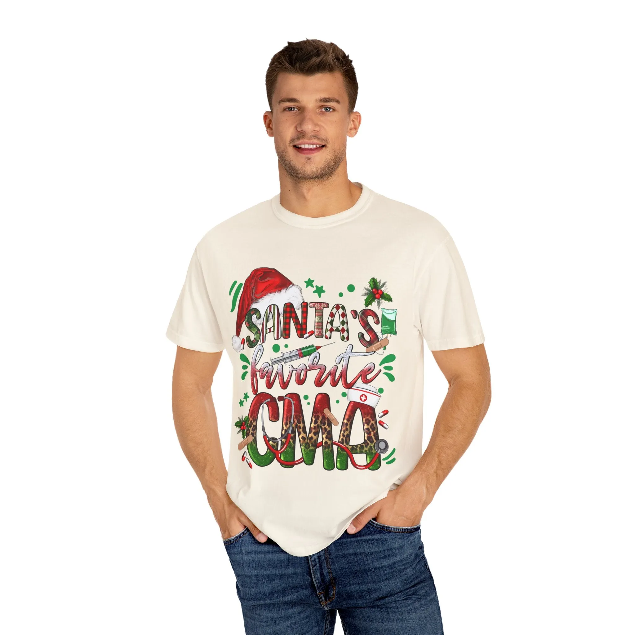 Santa's Favorite CMA Crew Christmas T-Shirt, Holiday Gift, Family Reunion Tee, Festive Apparel, Xmas Party Shirt