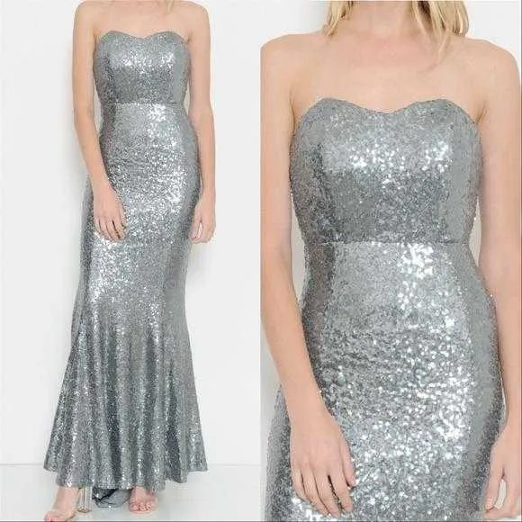 Sequin Gown Dress